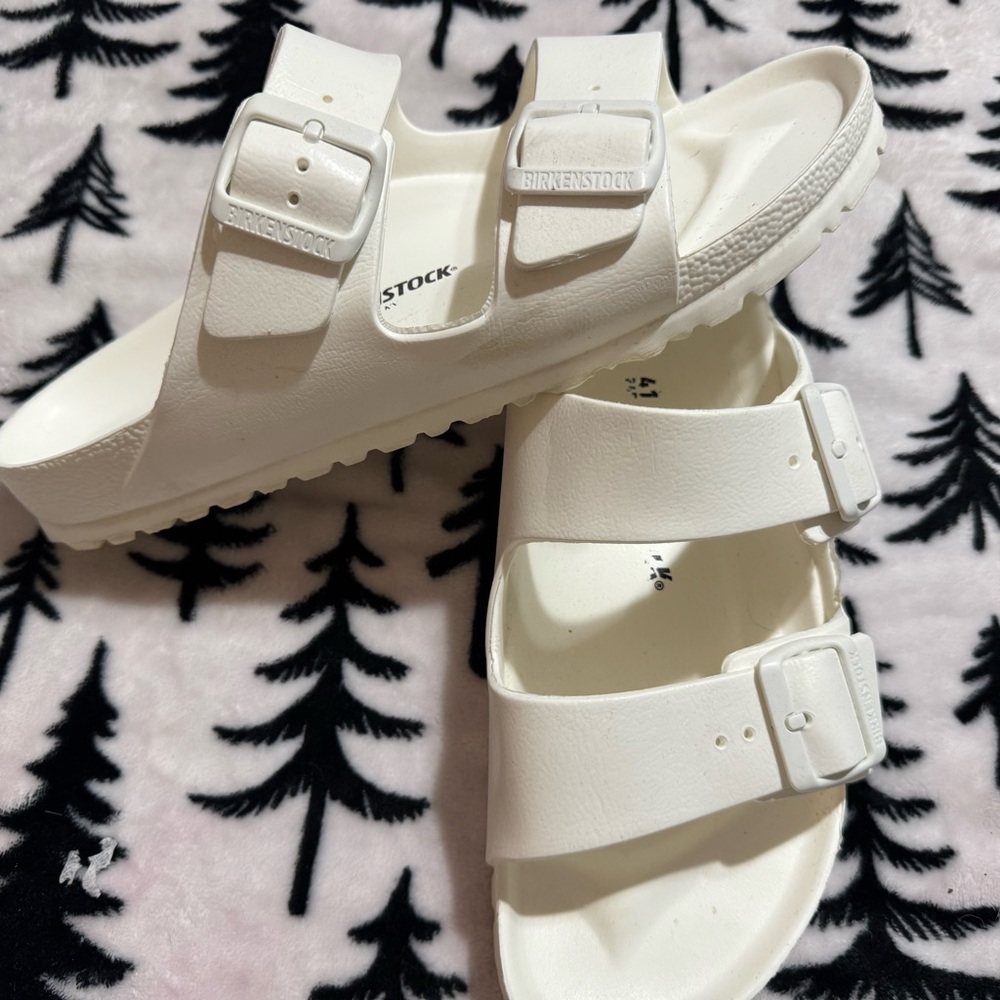 Birkenstock Classic White Slides